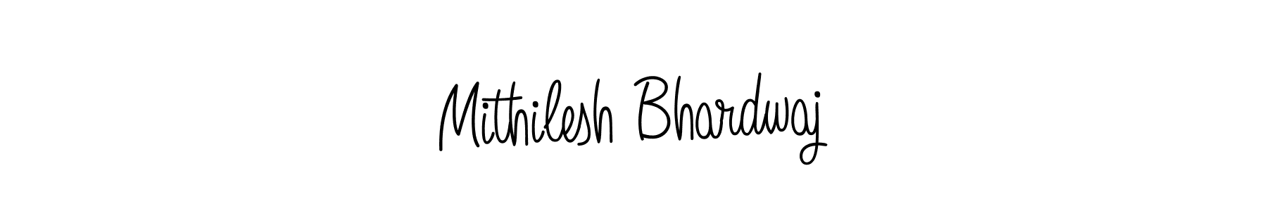Mithilesh Bhardwaj stylish signature style. Best Handwritten Sign (Angelique-Rose-font-FFP) for my name. Handwritten Signature Collection Ideas for my name Mithilesh Bhardwaj. Mithilesh Bhardwaj signature style 5 images and pictures png