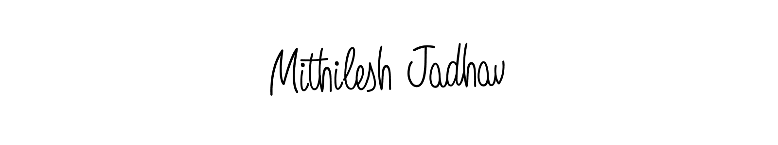 Also You can easily find your signature by using the search form. We will create Mithilesh Jadhav name handwritten signature images for you free of cost using Angelique-Rose-font-FFP sign style. Mithilesh Jadhav signature style 5 images and pictures png