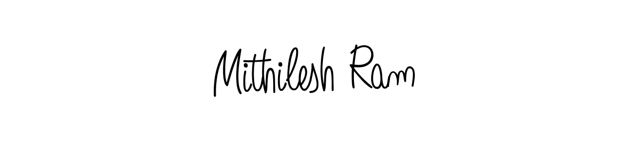 Also we have Mithilesh Ram name is the best signature style. Create professional handwritten signature collection using Angelique-Rose-font-FFP autograph style. Mithilesh Ram signature style 5 images and pictures png