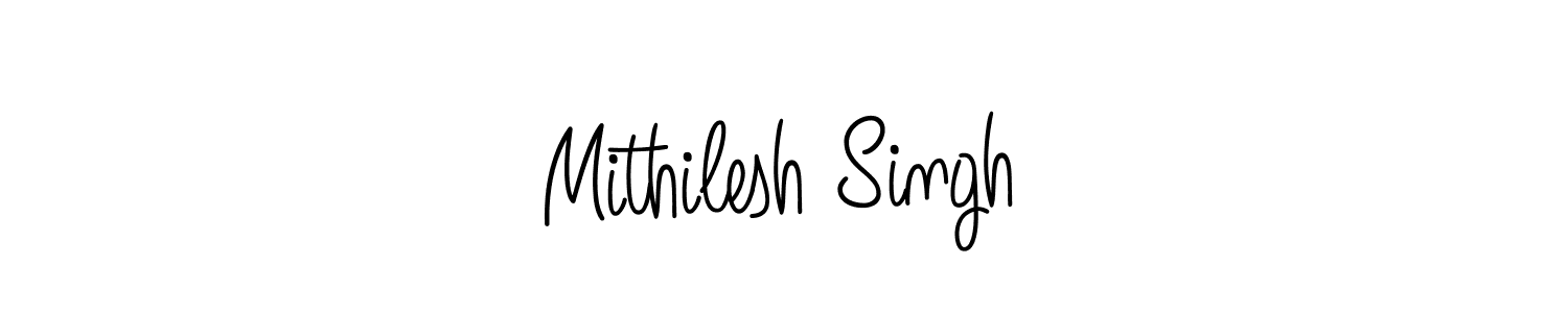 Best and Professional Signature Style for Mithilesh Singh. Angelique-Rose-font-FFP Best Signature Style Collection. Mithilesh Singh signature style 5 images and pictures png