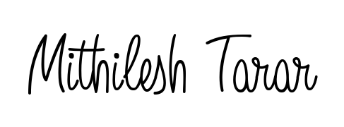 Create your official email sign-off with Mithilesh Tarar name in Angelique-Rose-font-FFP style. Crisp, clean, and perfectly legible across all screens. Mithilesh Tarar signature style 5 images and pictures png