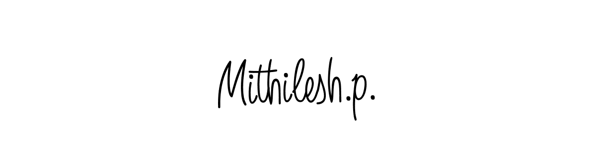 How to make Mithilesh.p. signature? Angelique-Rose-font-FFP is a professional autograph style. Create handwritten signature for Mithilesh.p. name. Mithilesh.p. signature style 5 images and pictures png