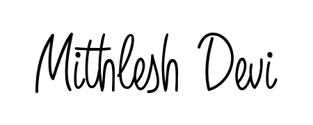 Personalize your online presence with Mithlesh Devi signature rendered in elegant Angelique-Rose-font-FFP font. Great for website footers and blogs. Mithlesh Devi signature style 5 images and pictures png