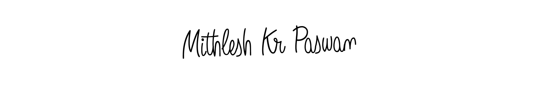 Also we have Mithlesh Kr Paswan name is the best signature style. Create professional handwritten signature collection using Angelique-Rose-font-FFP autograph style. Mithlesh Kr Paswan signature style 5 images and pictures png