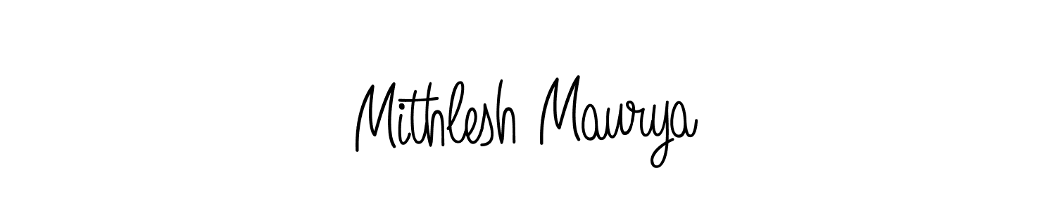 Once you've used our free online signature maker to create your best signature Angelique-Rose-font-FFP style, it's time to enjoy all of the benefits that Mithlesh Maurya name signing documents. Mithlesh Maurya signature style 5 images and pictures png
