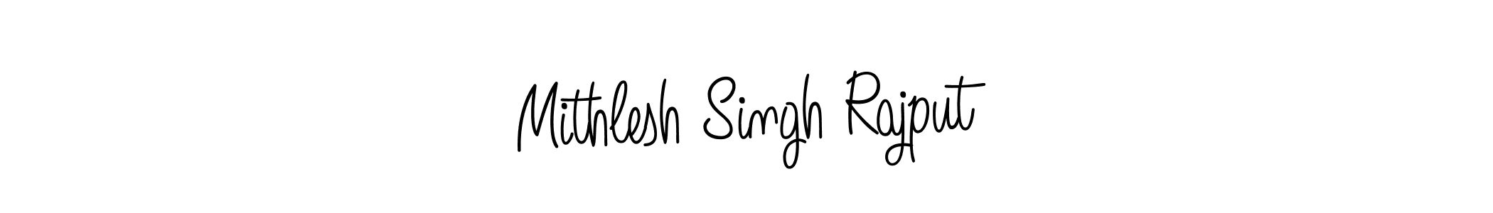 You should practise on your own different ways (Angelique-Rose-font-FFP) to write your name (Mithlesh Singh Rajput) in signature. don't let someone else do it for you. Mithlesh Singh Rajput signature style 5 images and pictures png