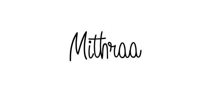 Mithraa stylish signature style. Best Handwritten Sign (Angelique-Rose-font-FFP) for my name. Handwritten Signature Collection Ideas for my name Mithraa. Mithraa signature style 5 images and pictures png