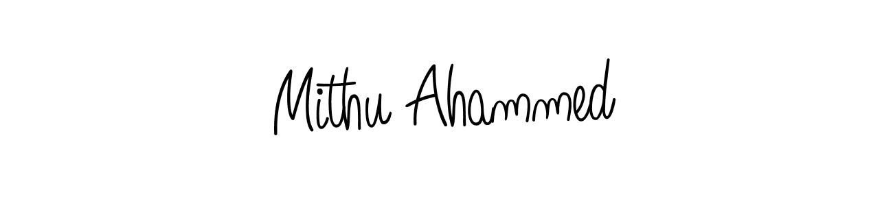 Design your own signature with our free online signature maker. With this signature software, you can create a handwritten (Angelique-Rose-font-FFP) signature for name Mithu Ahammed. Mithu Ahammed signature style 5 images and pictures png