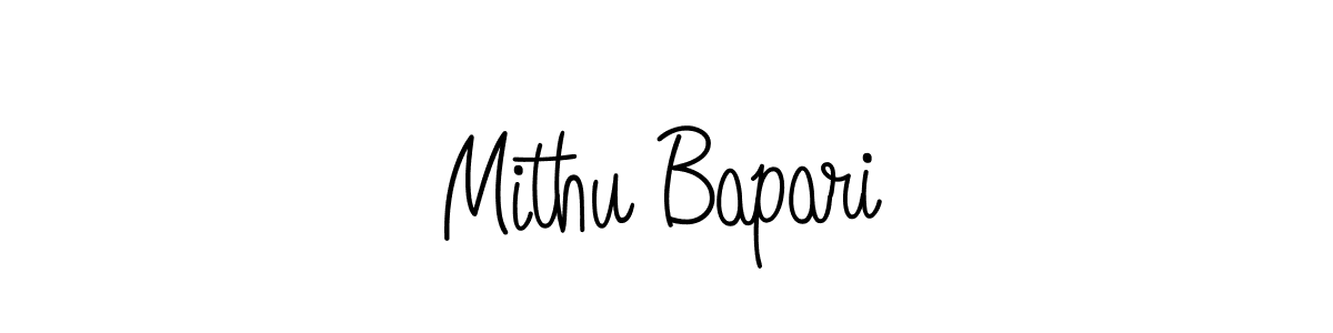 You can use this online signature creator to create a handwritten signature for the name Mithu Bapari. This is the best online autograph maker. Mithu Bapari signature style 5 images and pictures png