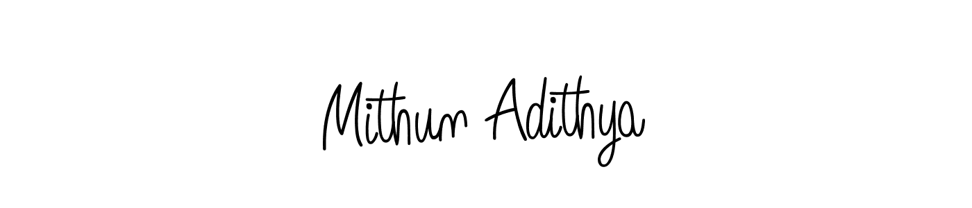 How to Draw Mithun Adithya signature style? Angelique-Rose-font-FFP is a latest design signature styles for name Mithun Adithya. Mithun Adithya signature style 5 images and pictures png