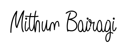 Design your own signature with our free online signature maker. With this signature software, you can create a handwritten (Angelique-Rose-font-FFP) signature for name Mithun Bairagi. Mithun Bairagi signature style 5 images and pictures png