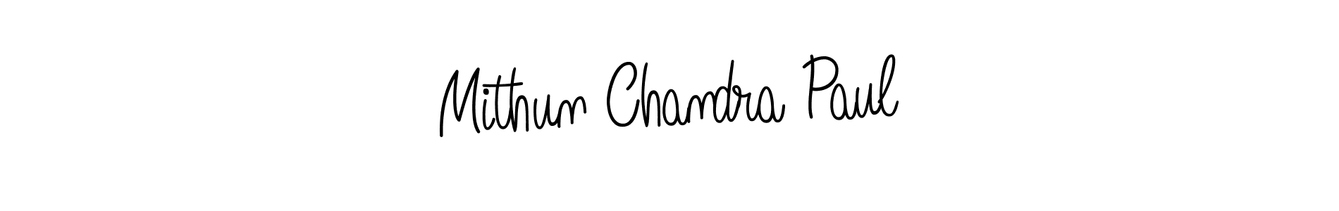 Use a signature maker to create a handwritten signature online. With this signature software, you can design (Angelique-Rose-font-FFP) your own signature for name Mithun Chandra Paul. Mithun Chandra Paul signature style 5 images and pictures png