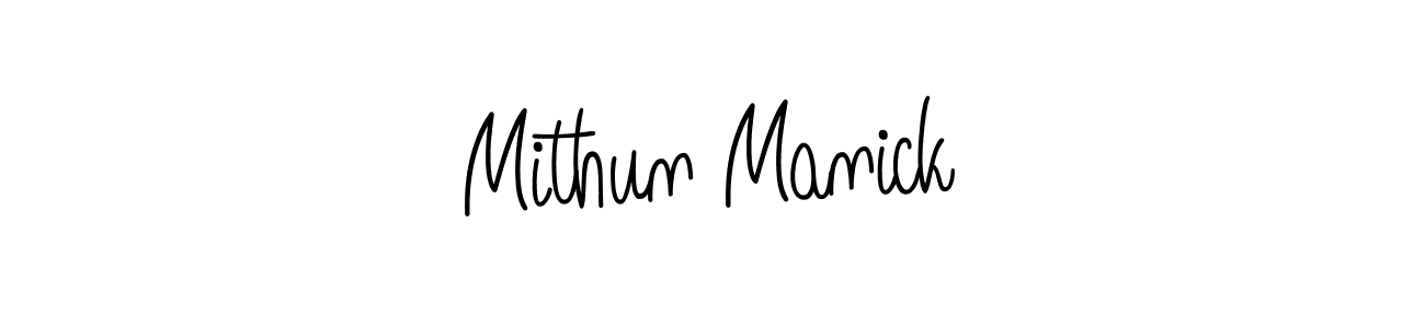 Create a beautiful signature design for name Mithun Manick. With this signature (Angelique-Rose-font-FFP) fonts, you can make a handwritten signature for free. Mithun Manick signature style 5 images and pictures png