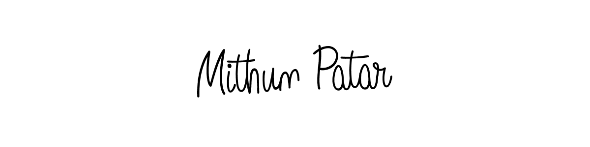 How to Draw Mithun Patar signature style? Angelique-Rose-font-FFP is a latest design signature styles for name Mithun Patar. Mithun Patar signature style 5 images and pictures png
