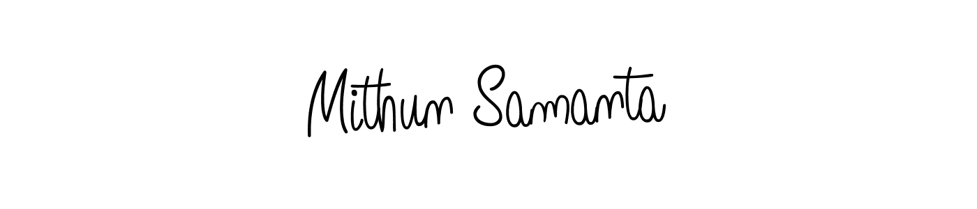 Also we have Mithun Samanta name is the best signature style. Create professional handwritten signature collection using Angelique-Rose-font-FFP autograph style. Mithun Samanta signature style 5 images and pictures png