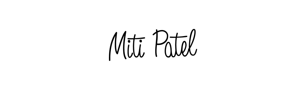 Make a beautiful signature design for name Miti Patel. Use this online signature maker to create a handwritten signature for free. Miti Patel signature style 5 images and pictures png
