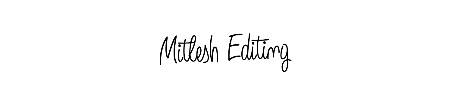 Once you've used our free online signature maker to create your best signature Angelique-Rose-font-FFP style, it's time to enjoy all of the benefits that Mitlesh Editing name signing documents. Mitlesh Editing signature style 5 images and pictures png