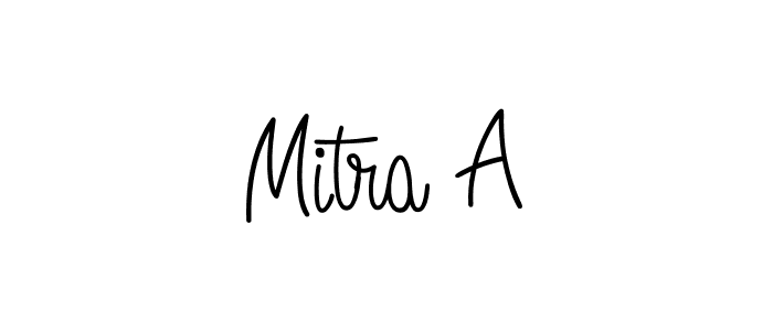 Once you've used our free online signature maker to create your best signature Angelique-Rose-font-FFP style, it's time to enjoy all of the benefits that Mitra A name signing documents. Mitra A signature style 5 images and pictures png