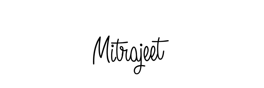 Make a beautiful signature design for name Mitrajeet. With this signature (Angelique-Rose-font-FFP) style, you can create a handwritten signature for free. Mitrajeet signature style 5 images and pictures png