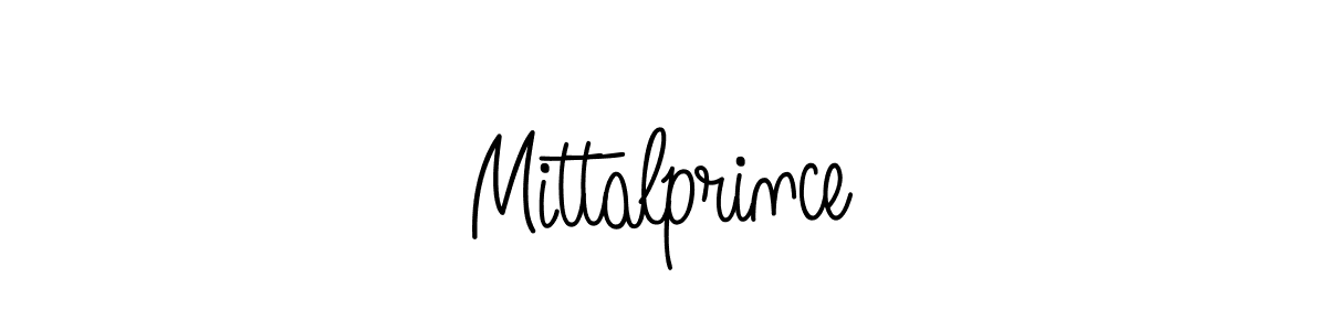 Mittalprince stylish signature style. Best Handwritten Sign (Angelique-Rose-font-FFP) for my name. Handwritten Signature Collection Ideas for my name Mittalprince. Mittalprince signature style 5 images and pictures png