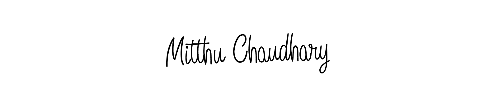 Make a short Mitthu Chaudhary signature style. Manage your documents anywhere anytime using Angelique-Rose-font-FFP. Create and add eSignatures, submit forms, share and send files easily. Mitthu Chaudhary signature style 5 images and pictures png