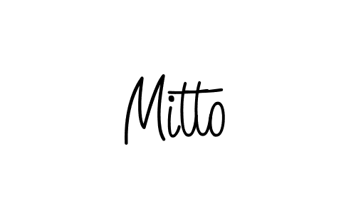 How to make Mitto signature? Angelique-Rose-font-FFP is a professional autograph style. Create handwritten signature for Mitto name. Mitto signature style 5 images and pictures png