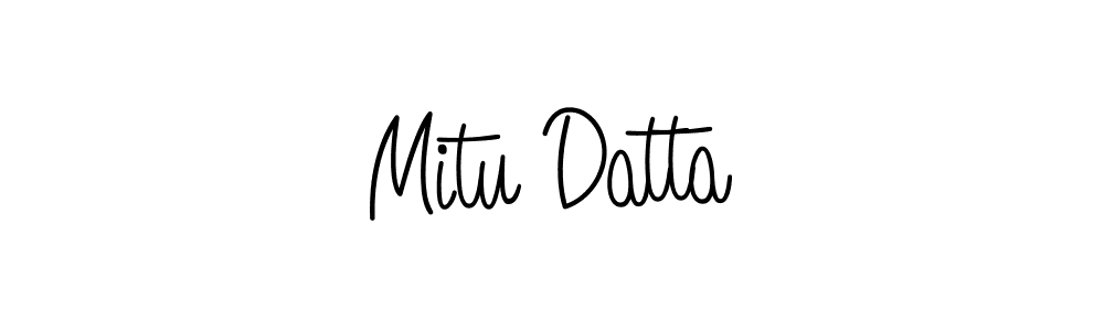 Once you've used our free online signature maker to create your best signature Angelique-Rose-font-FFP style, it's time to enjoy all of the benefits that Mitu Datta name signing documents. Mitu Datta signature style 5 images and pictures png