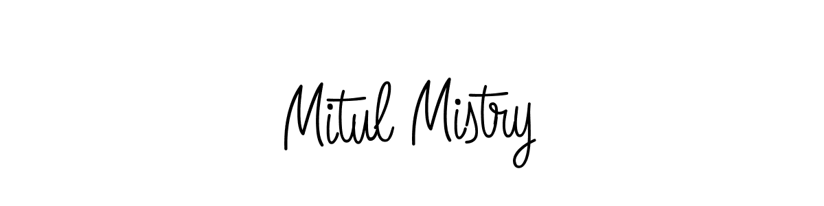 It looks lik you need a new signature style for name Mitul Mistry. Design unique handwritten (Angelique-Rose-font-FFP) signature with our free signature maker in just a few clicks. Mitul Mistry signature style 5 images and pictures png