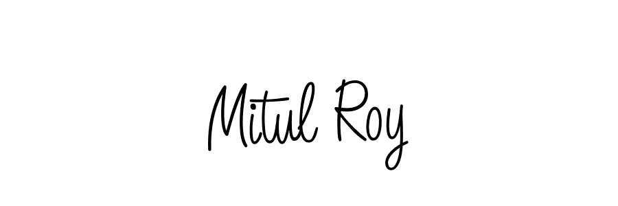 How to make Mitul Roy signature? Angelique-Rose-font-FFP is a professional autograph style. Create handwritten signature for Mitul Roy name. Mitul Roy signature style 5 images and pictures png