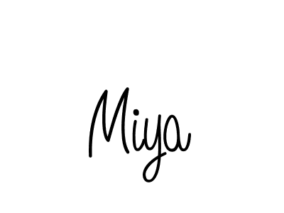 You should practise on your own different ways (Angelique-Rose-font-FFP) to write your name (Miya) in signature. don't let someone else do it for you. Miya signature style 5 images and pictures png