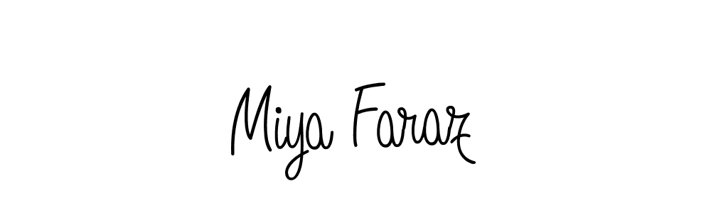 Create a beautiful signature design for name Miya Faraz. With this signature (Angelique-Rose-font-FFP) fonts, you can make a handwritten signature for free. Miya Faraz signature style 5 images and pictures png