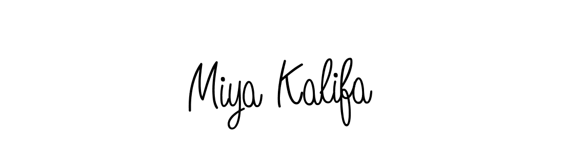if you are searching for the best signature style for your name Miya Kalifa. so please give up your signature search. here we have designed multiple signature styles  using Angelique-Rose-font-FFP. Miya Kalifa signature style 5 images and pictures png