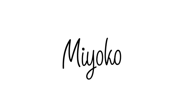 Best and Professional Signature Style for Miyoko. Angelique-Rose-font-FFP Best Signature Style Collection. Miyoko signature style 5 images and pictures png