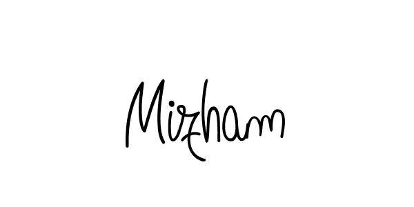 Create a beautiful signature design for name Mizham. With this signature (Angelique-Rose-font-FFP) fonts, you can make a handwritten signature for free. Mizham signature style 5 images and pictures png