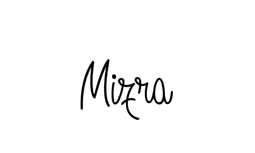 You should practise on your own different ways (Angelique-Rose-font-FFP) to write your name (Mizra) in signature. don't let someone else do it for you. Mizra signature style 5 images and pictures png