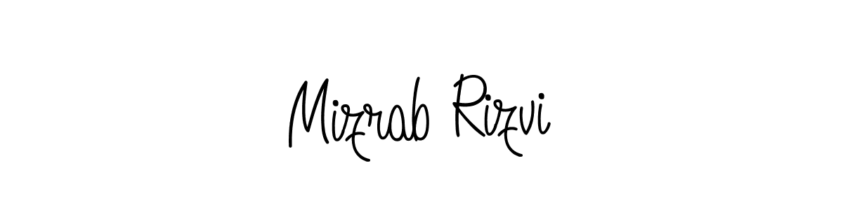 Check out images of Autograph of Mizrab Rizvi name. Actor Mizrab Rizvi Signature Style. Angelique-Rose-font-FFP is a professional sign style online. Mizrab Rizvi signature style 5 images and pictures png