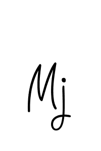 Design your own signature with our free online signature maker. With this signature software, you can create a handwritten (Angelique-Rose-font-FFP) signature for name Mj. Mj signature style 5 images and pictures png