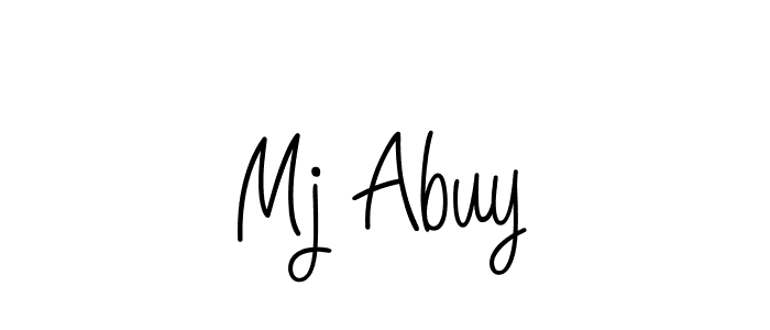 Make a short Mj Abuy signature style. Manage your documents anywhere anytime using Angelique-Rose-font-FFP. Create and add eSignatures, submit forms, share and send files easily. Mj Abuy signature style 5 images and pictures png