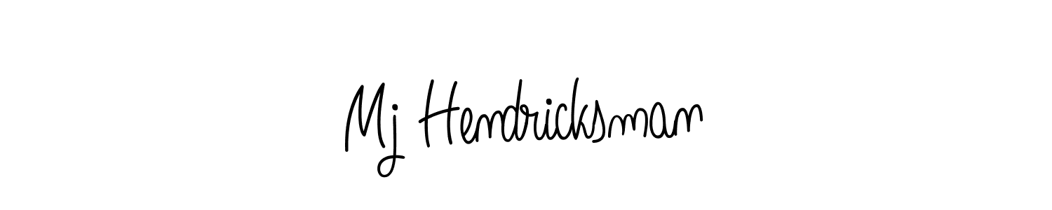 Make a beautiful signature design for name Mj Hendricksman. Use this online signature maker to create a handwritten signature for free. Mj Hendricksman signature style 5 images and pictures png