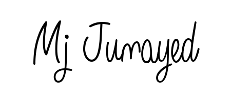 Create a personalized artistic stamp with Mj Junayed in Angelique-Rose-font-FFP font. Perfect for visual artists, designers, and influencers. Mj Junayed signature style 5 images and pictures png