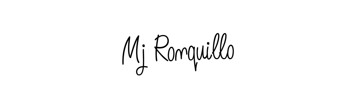 Angelique-Rose-font-FFP is a professional signature style that is perfect for those who want to add a touch of class to their signature. It is also a great choice for those who want to make their signature more unique. Get Mj Ronquillo name to fancy signature for free. Mj Ronquillo signature style 5 images and pictures png