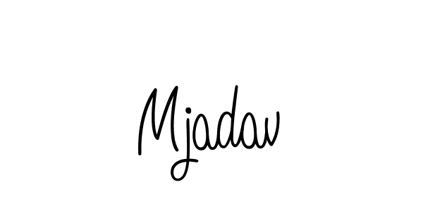 Best and Professional Signature Style for Mjadav. Angelique-Rose-font-FFP Best Signature Style Collection. Mjadav signature style 5 images and pictures png