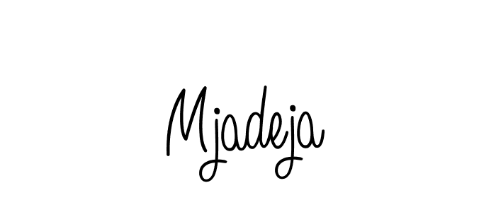 Design your own signature with our free online signature maker. With this signature software, you can create a handwritten (Angelique-Rose-font-FFP) signature for name Mjadeja. Mjadeja signature style 5 images and pictures png