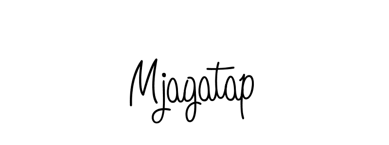 Create a beautiful signature design for name Mjagatap. With this signature (Angelique-Rose-font-FFP) fonts, you can make a handwritten signature for free. Mjagatap signature style 5 images and pictures png