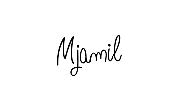 How to Draw Mjamil signature style? Angelique-Rose-font-FFP is a latest design signature styles for name Mjamil. Mjamil signature style 5 images and pictures png