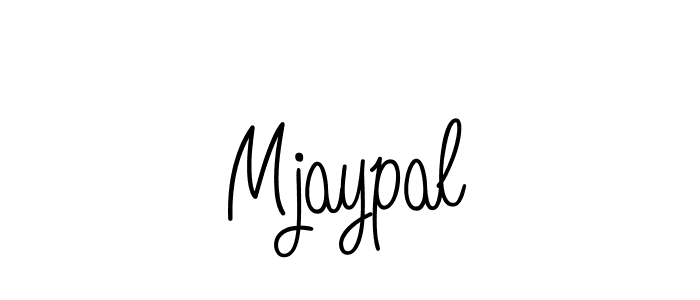 Mjaypal stylish signature style. Best Handwritten Sign (Angelique-Rose-font-FFP) for my name. Handwritten Signature Collection Ideas for my name Mjaypal. Mjaypal signature style 5 images and pictures png