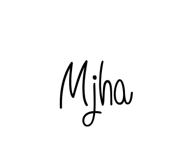 How to make Mjha signature? Angelique-Rose-font-FFP is a professional autograph style. Create handwritten signature for Mjha name. Mjha signature style 5 images and pictures png