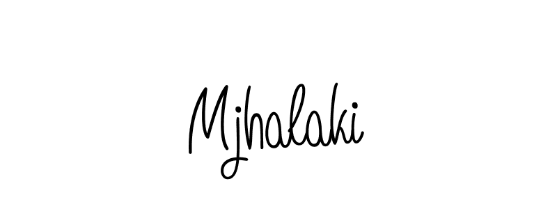 if you are searching for the best signature style for your name Mjhalaki. so please give up your signature search. here we have designed multiple signature styles  using Angelique-Rose-font-FFP. Mjhalaki signature style 5 images and pictures png