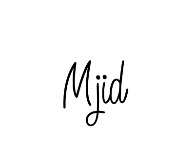 Also we have Mjid name is the best signature style. Create professional handwritten signature collection using Angelique-Rose-font-FFP autograph style. Mjid signature style 5 images and pictures png