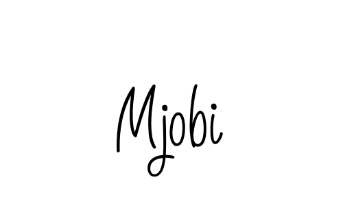 Best and Professional Signature Style for Mjobi. Angelique-Rose-font-FFP Best Signature Style Collection. Mjobi signature style 5 images and pictures png